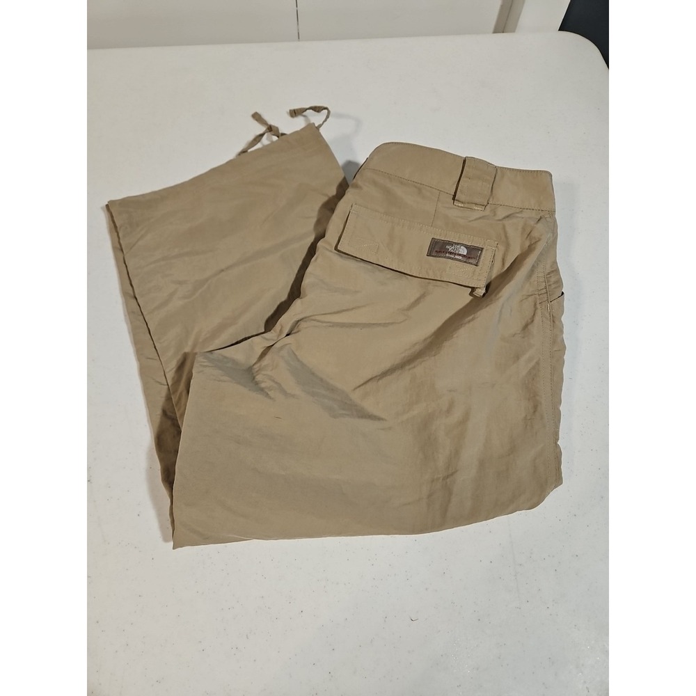 The North Face Capris Women's Size 10 Tan 100% Nylon Hiking Walking (1430